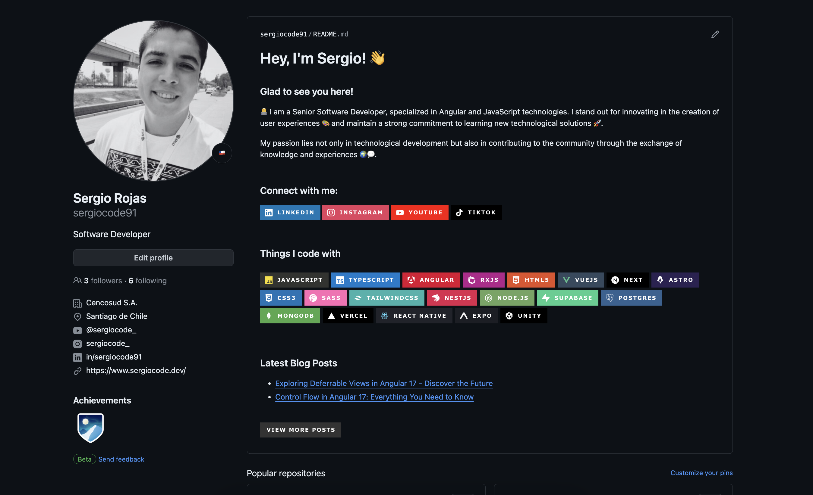 GitHub Profile